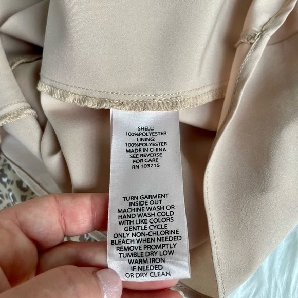 Nanette Lepore Collared Tie Waist Long Sleeve Pleated Multi Print Dress - Size 6 - Picture 8 of 16